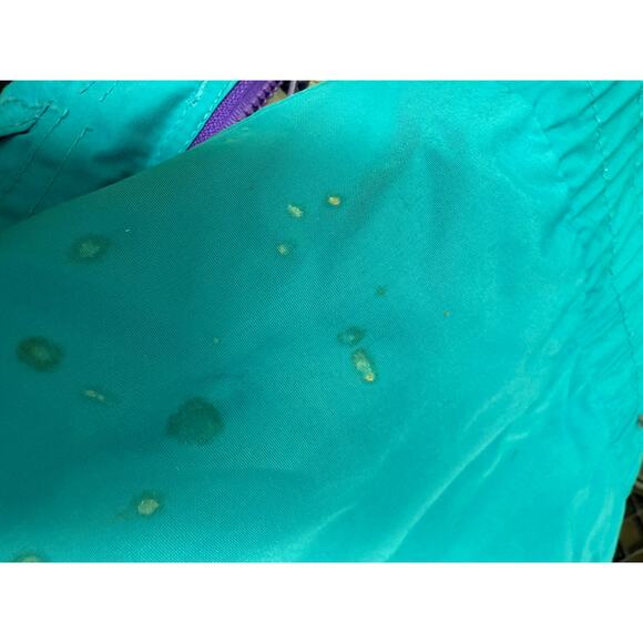 VTG 90's Cabin Creek Womens M Coat Ski 2 layers removable insert Purple Green - Picture 5 of 12